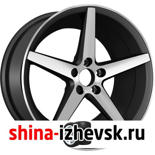 Колесный диск INFORGED IFG7 8.5xR19 5×108 ET45 DIA63.3 матовый черный полностью полированный в Ижевске